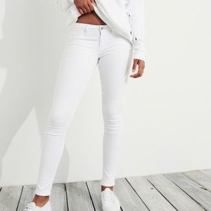 Hollister white jeans
